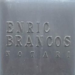 Enric Brancos notario en Girona